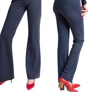 Betabrand Dress Pant Yoga Pants in Binary Blue‎ Size MP